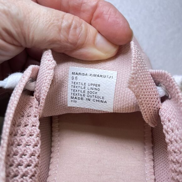 Madden Girl Marisa-K slip-on sneaker knit blush women 9.5 - Picture 8 of 10